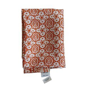GAP Silk 20” Pocket Square Scarf (Orange & White)